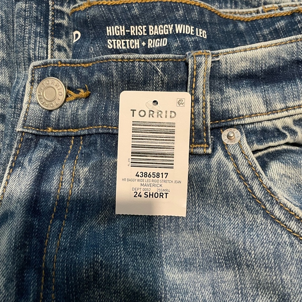 Torrid Relaxed Fit High-Rise Jeans in Blue 24 S